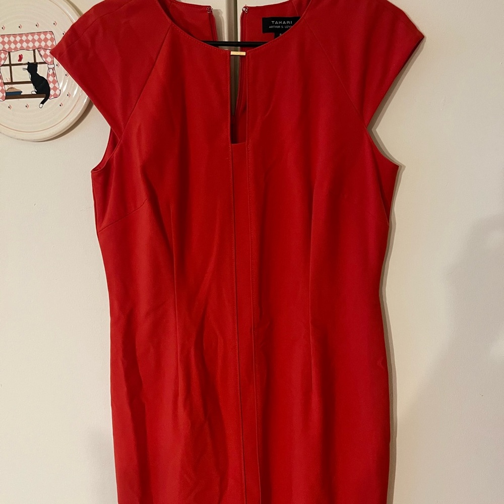 Tahari Red Dress